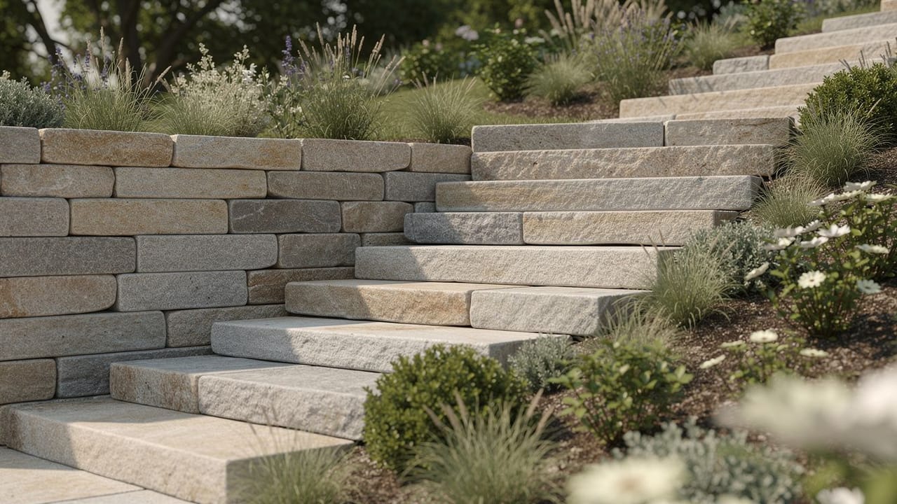 Stone Walls & Steps in Nashville